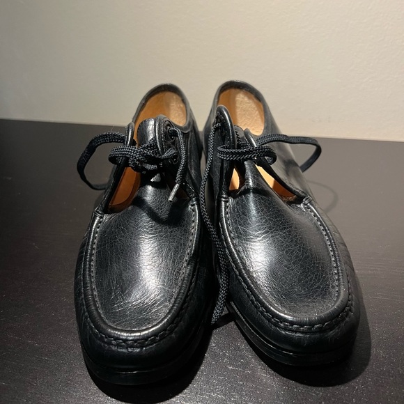 Varese Black Leather Lace-Up Shoes – Made in Italy – Women’s - Picture 3 of 6